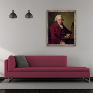 Tablou inramat - Alexander Roslin - Portrait of Louis Jean Marie Daubenton 1716-1800 1791, 70 x 85 cm - Img 2