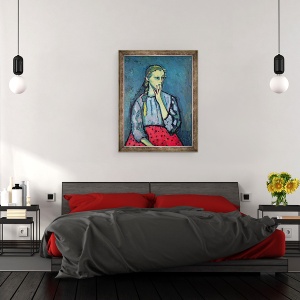 Tablou inramat - Alexej von Jawlensky - Portretul unei tinere, 60 x 80 cm - Img 2