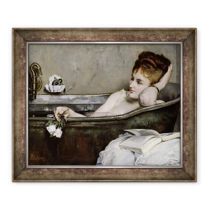 Tablou inramat - Alfred Emile Stevens - Baia, 70 x 85 cm