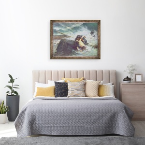 Tablou inramat - Alfred Guillou - Adieu, 70 x 90 cm - Img 3