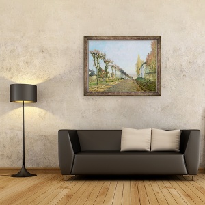 Tablou inramat - Alfred Sisley - Rue de la Machine, Louveciennes, 60 x 80 cm - Img 2