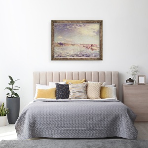 Tablou inramat - Alfred Sisley - Saint-Mammes, 60 x 80 cm - Img 3