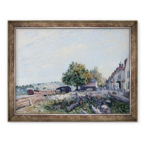 Tablou inramat - Alfred Sisley - Saint Mammès-Morning, 70 x 90 cm