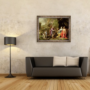 Tablou inramat - Ambrosius Francken the Elder - Orfeu in Lumea de Dincolo, 60 x 80 cm - Img 2