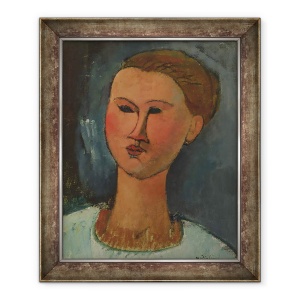 Tablou inramat - Amedeo Modigliani - seful unei tinere fete, 70 x 85 cm