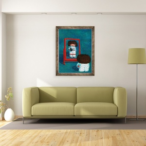 Tablou inramat - Andra Badea - Pentru ca meriti, 60 x 80 cm - Img 2