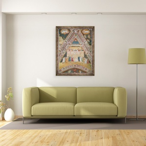 Tablou inramat - Andrea di Bonaiuto Andrea da Firenze - Pentecost, 70 x 90 cm - Img 2