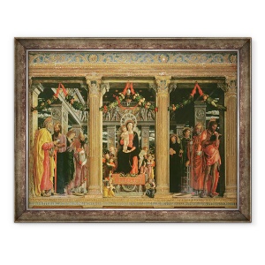 Tablou inramat - Andrea Mantegna - Altarul Sfantului Zeno din Verona, 60 x 80 cm