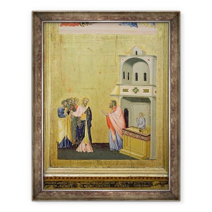 Tablou inramat - Andrea Orcagna di Cione - Chemarea Sfantului Matei, din Altarul Sfantului Matei si Scenele din viata sa, 60 x 80 cm