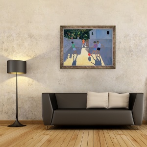 Tablou inramat - Andrew Macara - Fotbalisti, Kos, 60 x 80 cm - Img 2