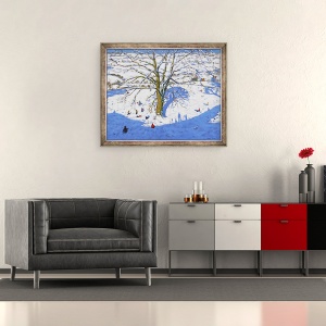 Tablou inramat - Andrew Macara - Hillside, Elton, langa Rowsley, Chatsworth, 50 x 60 cm - Img 2