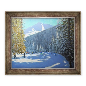 Tablou inramat - Andrew Macara - Ski, Beauregard La Clusaz, 70 x 85 cm
