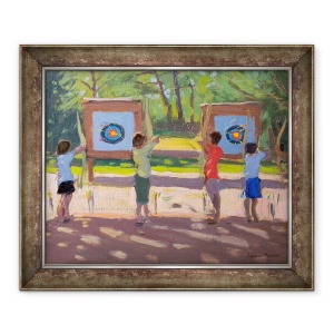 Tablou inramat - Andrew Macara - Tineri arcasi, 50 x 60 cm