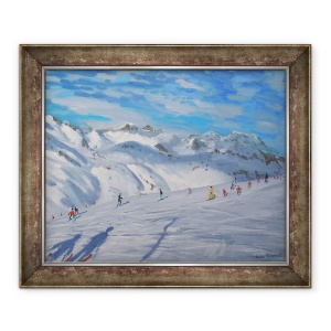 Tablou inramat - Andrew Macara - Topuri Munte, Tignes, 70 x 85 cm