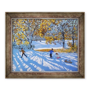 Tablou inramat - Andrew Macara - Zapada devreme, Alnestree Park. 2017, 50 x 60 cm