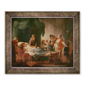 Tablou inramat - Angelica Kauffmann - Antiochus si Stratonice, 50 x 60 cm
