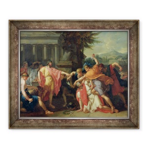 Tablou inramat - Anne Louis Girodet de Roucy-Trioson - Moartea lui Tatius, 70 x 85 cm
