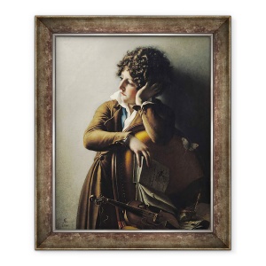 Tablou inramat - Anne Louis Girodet de Roucy-Trioson - Portret De Romainville-Trioson, 70 x 85 cm