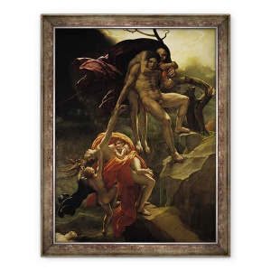 Tablou inramat - Anne Louis Girodet de Roucy-Trioson - Potopul, 60 x 80 cm
