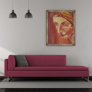 Tablou inramat - Annick Gaillard - Beatrice I, 50 x 60 cm - Img 2