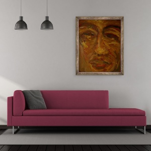 Tablou inramat - Annick Gaillard - Soutine, 70 x 85 cm - Img 2