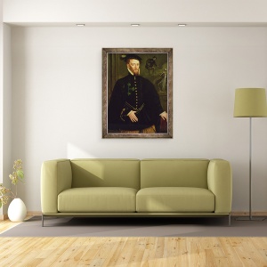 Tablou inramat - Anthonis van Dashorst Mor - Marchizul de las Navas, 60 x 80 cm - Img 2