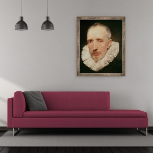 Tablou inramat - Anthony van Dyck - Portret De Cornelis van der Geest, 50 x 60 cm - Img 2