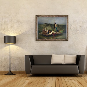 Tablou inramat - Antoine Auguste Ernest Herbert - Malaria, 60 x 80 cm - Img 2