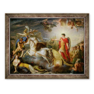 Tablou inramat - Antoine Francois Callet - Alegorie de predare de Ulm, 70 x 90 cm