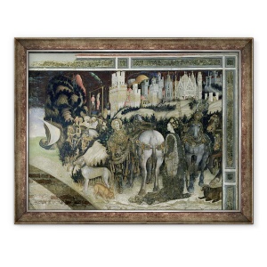 Tablou înrămat Sfântul Gheorghe de Pisanello
