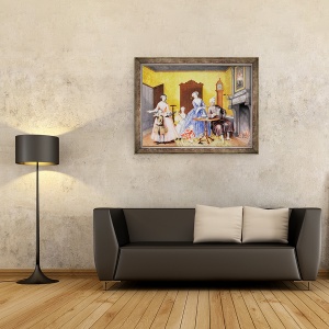 Tablou inramat - Arhiducele de Austria Maria Christine - Craciunul in gospodaria regala a imparatesei Maria Tereza, 60 x 80 cm - Img 2