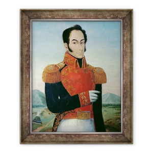 Tablou inramat - Arturo Michelena - Simon Bolivar 1783-1830, 70 x 85 cm