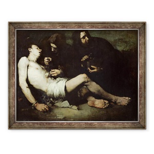 Tablou inramat - Auguste Theodule Ribot - Sfantul Sebastian, 70 x 90 cm
