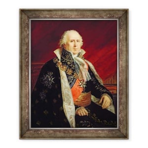 Tablou inramat - Baron Gerard, Francois Pascal Simon - Charles-Francois Lebrun 1739-1824 Duce de Plaisance in costumul Arhitrezorierului Imperiului, 50 x 60 cm
