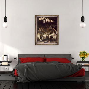 Tablou inramat - Bassante Passante Bartolomeo - ingerul care apare pastorilor, 70 x 90 cm - Img 3