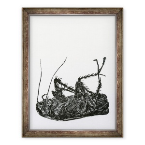 Tablou inramat - Bella Larsson - Gandac mort, 2014, 60 x 80 cm