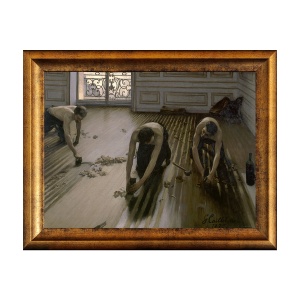 Tablou Inramat - Caillebotte - The Floor Planers, Rama Auriu 30 x 40 cm