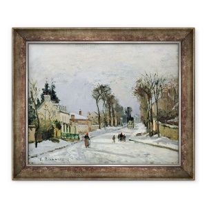 Tablou inramat - Camille Pissarro - Drumul Versailles de la Louveciennes, 50 x 60 cm