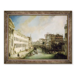 Tablou inramat - Canaletto - Rio dei Mendicanti, 70 x 90 cm