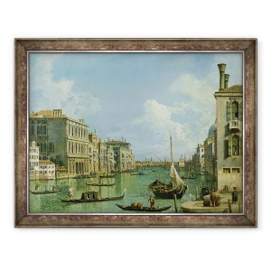 Tablou inramat - Canaletto - Vedere spre Marele Canal, 60 x 80 cm