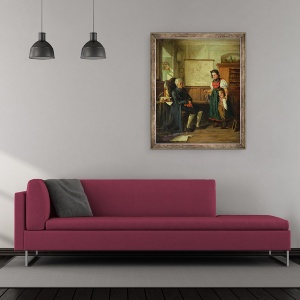 Tablou inramat - Carl Schlosser - Introducerea in practica, 50 x 60 cm - Img 2