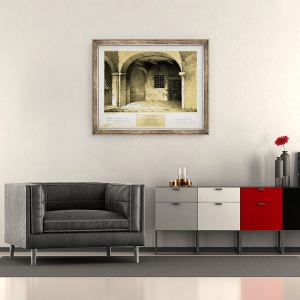 Tablou inramat - Carlo Grubacs - Memorial pentru Torquato Tasso, 50 x 60 cm - Img 2