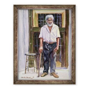 Tablou inramat - Carlton Murrell - Batran demn, 70 x 90 cm