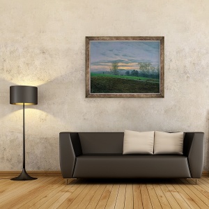 Tablou inramat - Caspar David Friedrich - Camp arat, 60 x 80 cm - Img 2