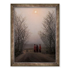 Tablou inramat - Caspar David Friedrich - Dimineata de, 60 x 80 cm