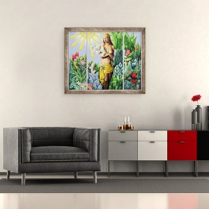 Tablou inramat - Catherine Abel - Eden triptic, 50 x 60 cm - Img 2