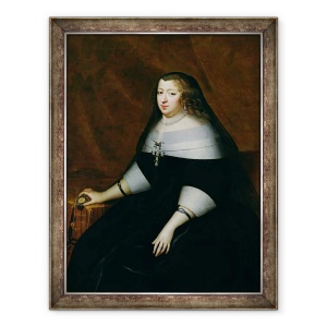 Tablou inramat - Charles Beaubrun - Portret De Anne De Austria 1601-66, 60 x 80 cm