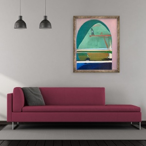 Tablou inramat - Charlotte Evans - scufundare mare, 50 x 60 cm - Img 2