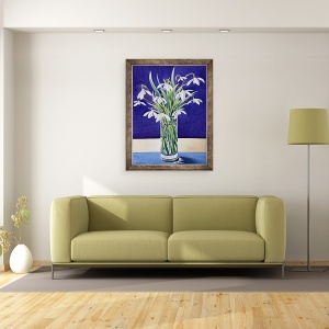 Tablou inramat - Christopher Ryland - Ghiocii, 70 x 90 cm - Img 2