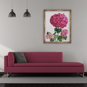 Tablou inramat - Christopher Ryland - Hydrangea, 70 x 85 cm - Img 2